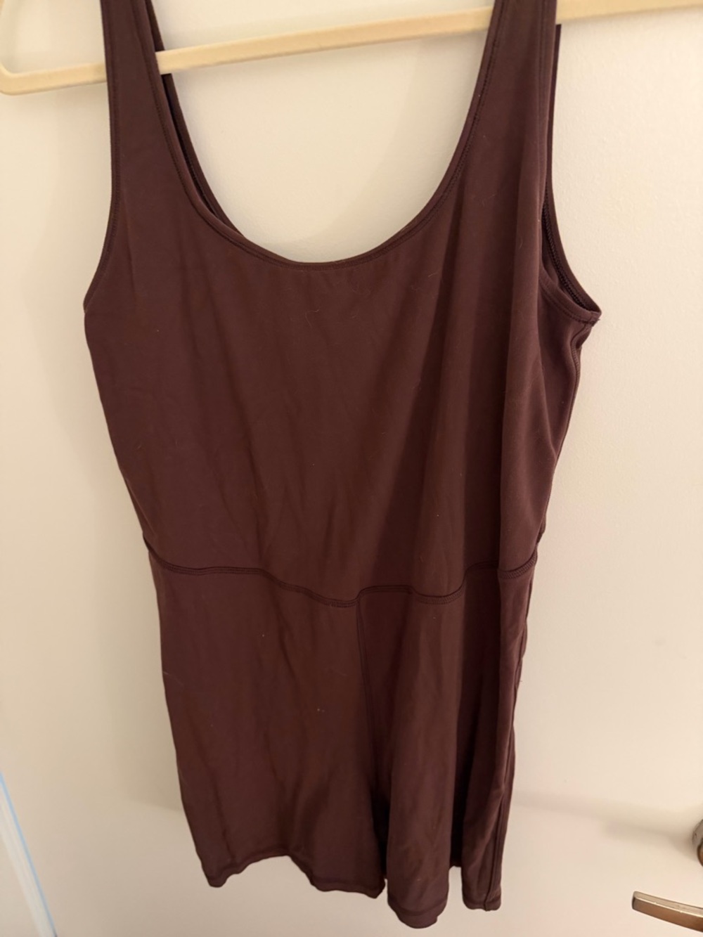 TNA Brown Scoop Neck Romper - Picture 2 of 5